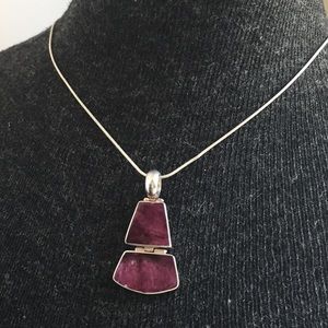 Necklace and earrings